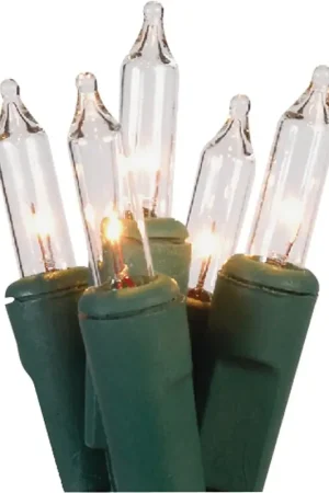 Hometown Holidays 07521 Mini String Light Set, 25-Lamp, LED, 2 year Average Life, 6 ft L, Pack of 24 Trending