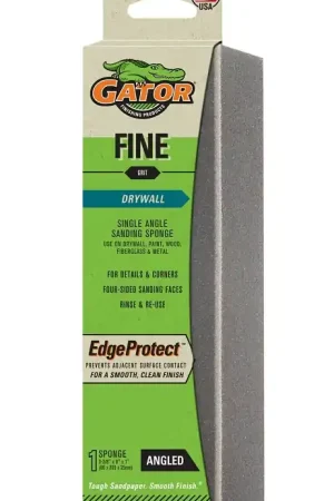 Grab Now Gator 7127 Sanding Sponge, 8 in L, Fine