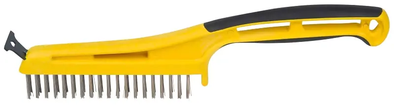 Big Sale Hyde 46810 Stripping Brush, 1 in L Trim, Stainless Steel Bristle, 5-1/4 in W Brush
