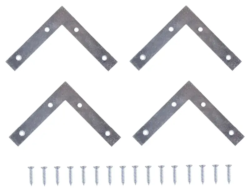 ProSource FC-Z05-C4PS Corner Brace, 5 in L, 5 in W, 7/8 in H, Steel, Zinc-Plated, 1.8 mm Thick Material Factory Price