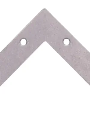 Next Day Delivery ProSource FC-G06-01PS Corner Brace, 6 in L, 6 in W, 1 in H, Galvanized Steel, Galvanized, 2 mm Thick Material, Pack of 5