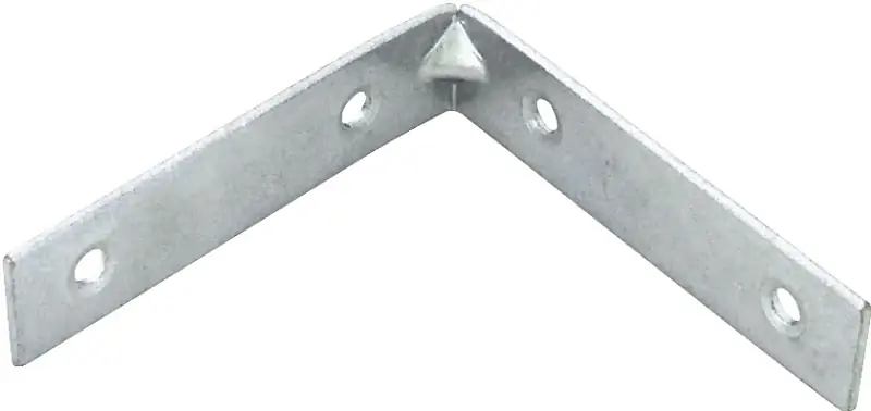 ProSource CB-Z03-013L Corner Brace, 3 in L, 3 in W, 3/4 in H, Steel, Zinc-Plated, 2.6 mm Thick Material, Pack of 25 Best Seller
