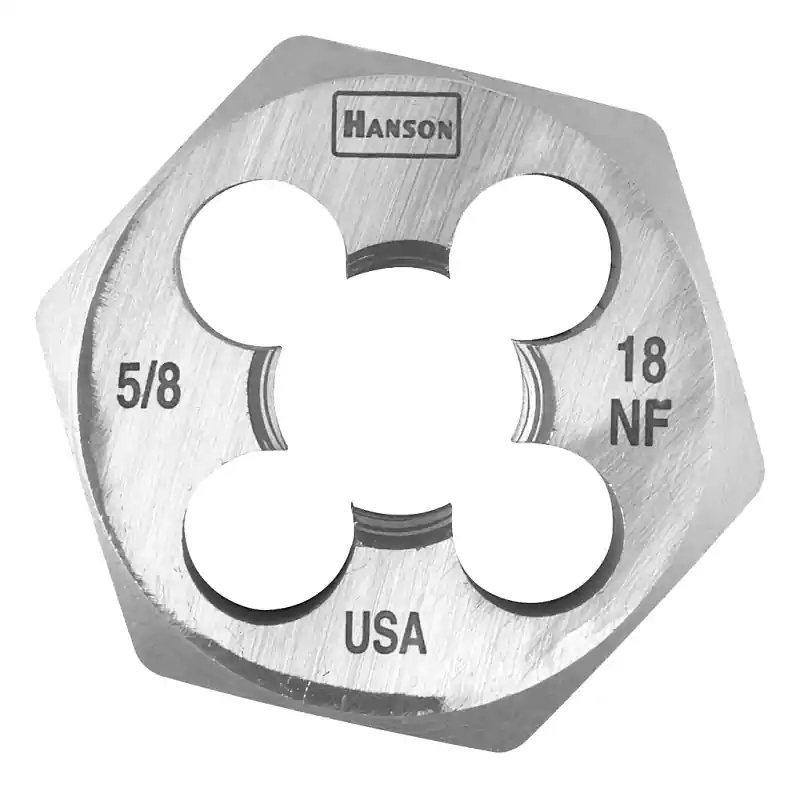 Irwin 6854 Machine Screw Die, 5/8-18 Thread, NF Thread, Right Hand Thread, HCS Place Order