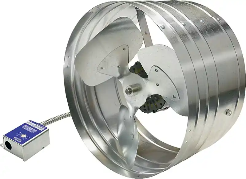 Master Flow EGV5 Power Attic Vent, 120 V, 696 sq-in Net Free Ventilating Area, 1450 cfm Air, Galvanized Steel Holiday Sale