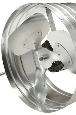Master Flow EGV6 Power Attic Vent, 120 V, 768 sq-in Net Free Ventilating Area, 1600 cfm Air, Galvanized Steel Express Delivery