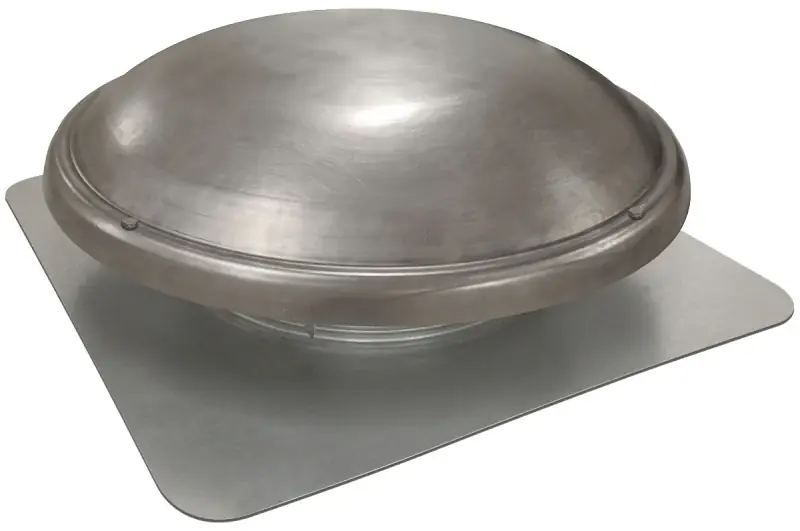 Master Flow ERV4 Power Attic Vent with Thermostat, 480 sq-in Net Free Ventilating Area, 1000 cfm Air, Steel Price Drop