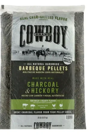 Cowboy 54220 Charcoal BBQ Pellet, 20 lb Bag Reduced Price