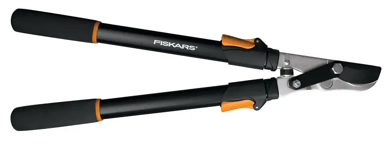 Fiskars 91686935J Power Lever Bypass Lopper, 1-3/4 in Cutting Capacity, Steel Blade, Steel Handle, 25 to 37 in OAL Grab Now