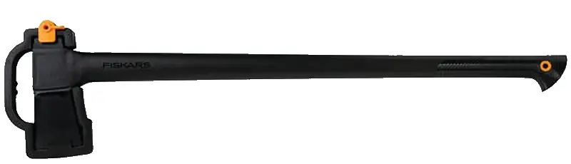 Buy Direct Fiskars 375841-1001 Super Splitting Axe, 3-1/4 in Cutting Edge, 6 lb Head, Steel Head, Fiberglass Handle, 36 in OAL