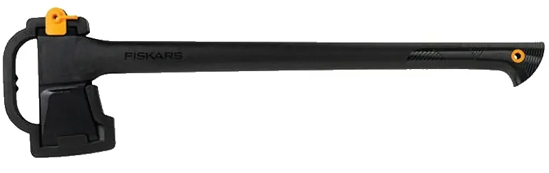 Fiskars 375591-1001 Splitting Axe, 2.25 lb Head, Steel Head, Fiberglass Handle, 28 in OAL Crafted