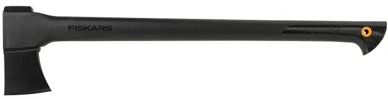 New Arrival Fiskars 375581-1001 Chopping Axe, 3-1/2 in Cutting Edge, 3.8125 lb Head, Steel Head, Fiberglass Handle, 28 in OAL