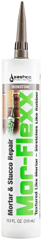 Sashco 15030 Mortar and Stucco Repair, Ironstone, Viscous Paste, 10.5 oz, Cartridge, Pack of 12 Buy Online