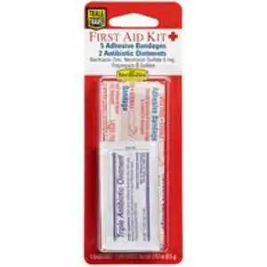 Today Only Lil' DRUG STORE 7-92554-70220-5 First Aid Kit, Includes: (5) Adhesive Bandages, (2) Antibiotic Ointments, Pack of 6