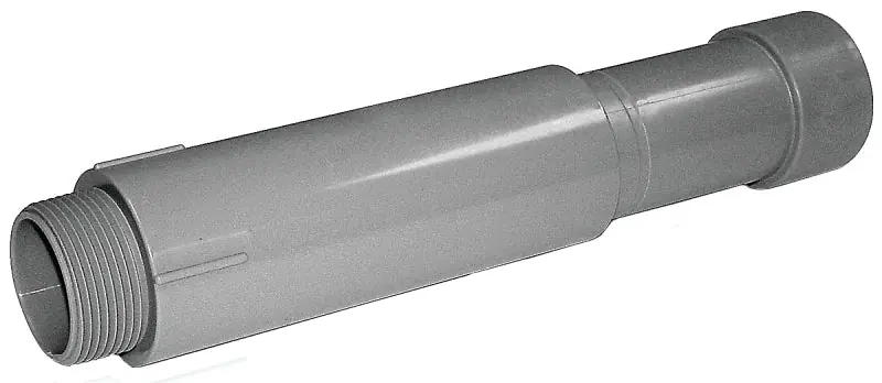Clearance Carlon E945 E945G Expansion Coupling, 1-1/4 in Female Socket, 6 in L, PVC, Gray