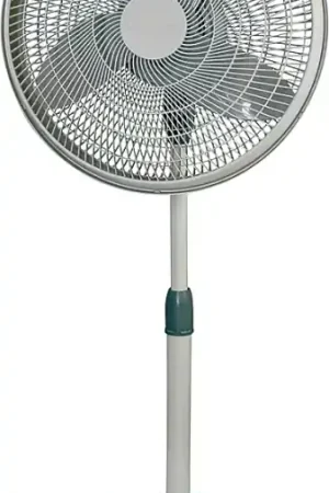 Camair PF160 Oscillating Pedestal Fan, 120 deg Sweep, 16 in Dia Blade, 5-Blade, Black Best Price