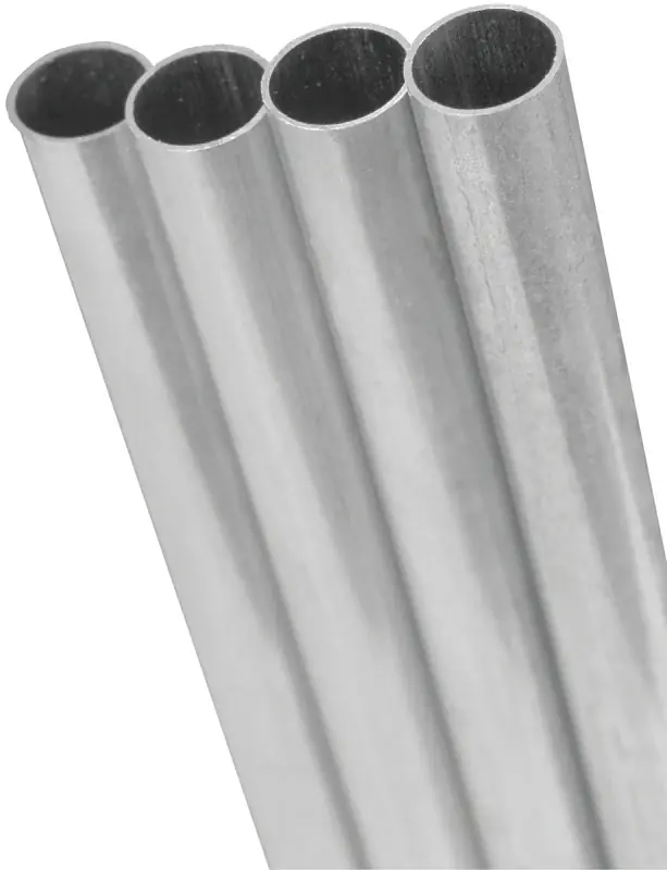 K & S 1114 Decorative Tube, Round, 36 in L, 9/32 in Dia, 0.014 in Wall, Aluminum, Pack of 5 Best Price