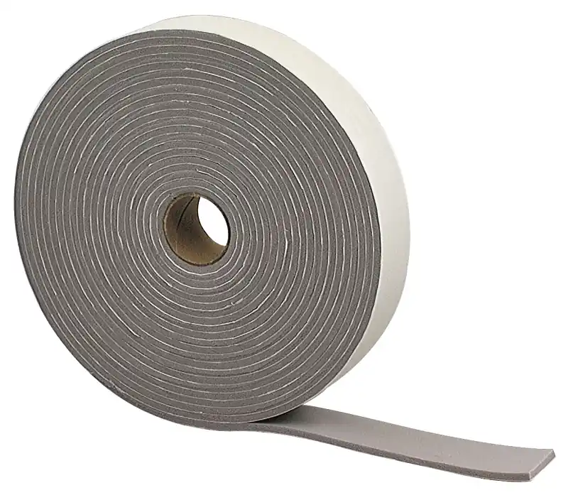 Special Offer M-D 02352 Foam Tape, Self-Adhesive Mounting, 1-1/4 in W, 30 ft L, 3/16 in Thick, Gray, 6/PK