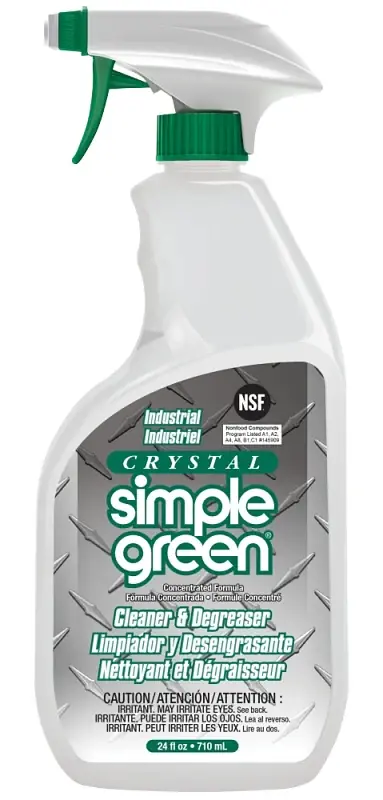 Simple Green 0610001219024 Industrial Cleaner and Degreaser, 24 oz Trigger Bottle, Liquid, Sassafras, Green Popular
