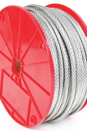 Koch 003292/695911 Aircraft Cable, 3/8 in Dia, 250 ft L, 2880 lb Working Load, Galvanized Place Order