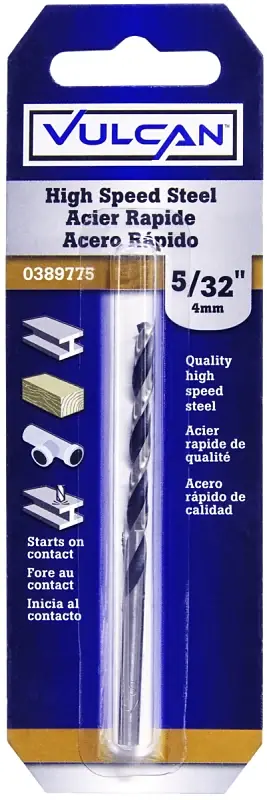 Price Cut Vulcan 230861OR Jobber Drill Bit, 5/32 in Dia, 3 in OAL, Straight Shank