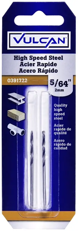 Vulcan 230271OR Jobber Drill Bit, 5/64 in Dia, 2 in OAL, Straight Shank Hot Picks