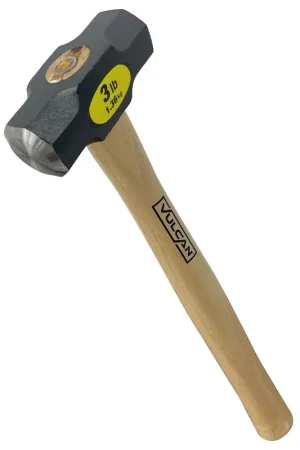 Premium Vulcan 0393165 Engineer Hammer, 3 lb Head, Steel Head