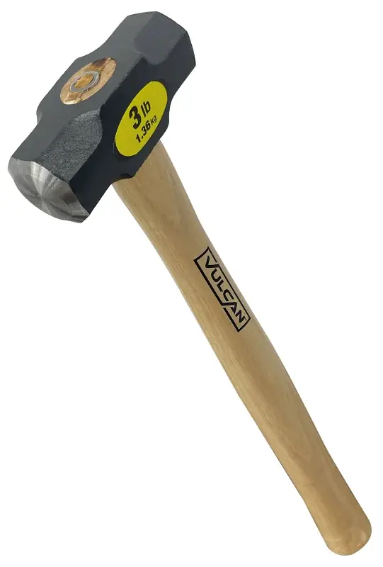 Premium Vulcan 0393165 Engineer Hammer, 3 lb Head, Steel Head