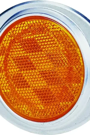 Fan Favorite PM V472 Series V472A Oval Reflector, Amber Reflector