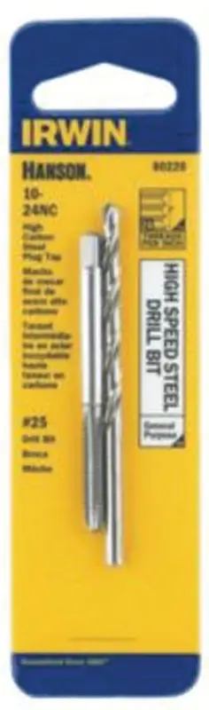 Today Only Irwin Hanson 80220 Tap and Drill Bit Set, HCS/HSS