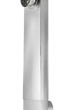 Lambro 3006 Dryer Vent Duct, 2 in W, 6 in H, 90 deg Angle, Aluminum, 1/PK Price Drop