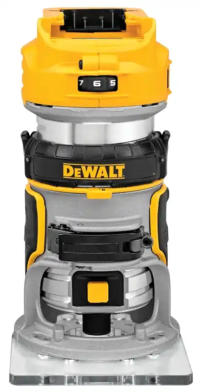 Mega Sale DEWALT DCW600B Router, 20 V, 5 Ah, 25,500 rpm Load, Includes: Fixed Base, Instruction Manual, Router Motor, Wrench