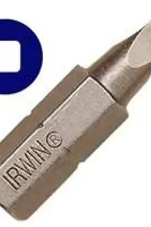 Instant Buy Irwin 3512072C Insert Bit, #3 Drive, Square Recess Drive, 1/4 in Shank, Hex Shank, 1 in L, S2 Steel