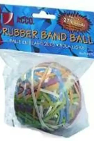 Crafted ACCO A7072153 Rubber Band Ball, Assorted