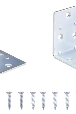 Fresh Stock ProSource BH-605PS Corner Brace, 2 in L, 2 in W, 2 in H, Steel, Zinc-Plated, 2 mm Thick Material