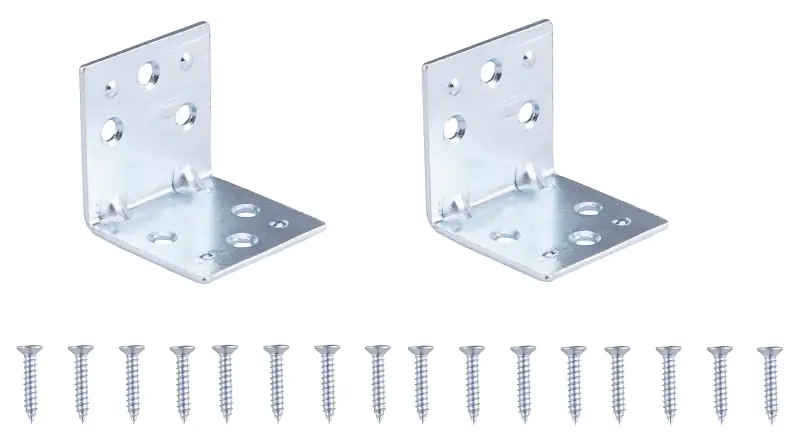 ProSource BH-604PS Corner Brace, 1-1/2 in L, 1-1/2 in W, 1-1/2 in H, Steel, Zinc-Plated, 2 mm Thick Material Order Now