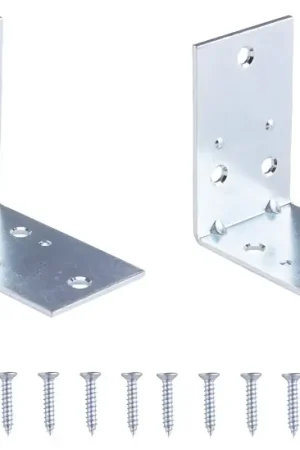 ProSource BH-606PS Corner Brace, 2-1/2 in L, 2-1/2 in W, 2-1/2 in H, Steel, Zinc-Plated, 2 mm Thick Material Crafted