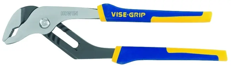Don't Miss Out Irwin 2078510 Groove Joint Plier, 10 in OAL, 2 in Jaw Opening, Blue/Yellow Handle, Cushion-Grip Handle