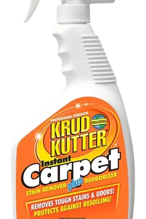 Krud Kutter CR326 Instant Carpet Stain Remover and Deodorizer, 32 oz, Liquid, Clear Best Price