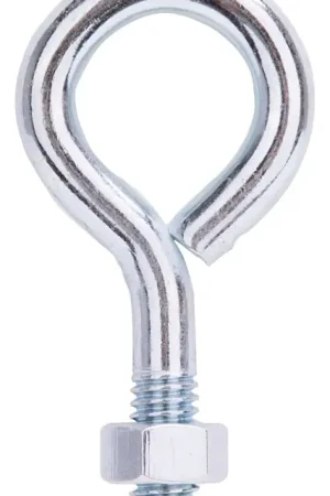 Factory Price ProSource LR276 Eye Bolt, 5/16 in (7.9 mm) Thread, Machine Thread, 3/4 in L Thread, 1-3/16 in Dia Eye, 239 lb Working Load, Steel, Pack of 10