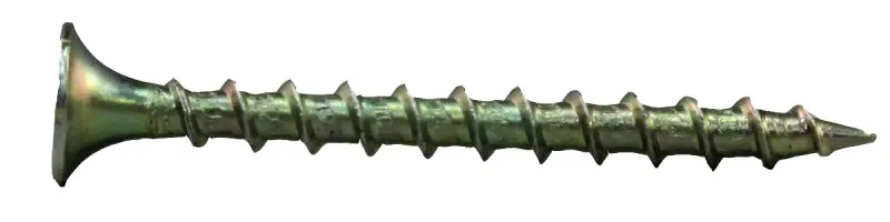 Express Delivery ProFIT 0333138G Screw, #8 Thread, 2 in L, Coarse Thread, Bugle Head, Star Drive, Sharp Point, Steel, Yellow Zinc, 1 lb