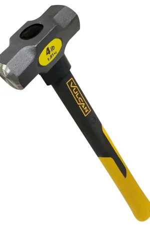 Authentic Vulcan 0465088 Engineer Hammer, 4 lb Head, Steel Head