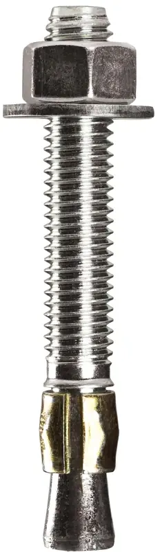 Certified Cobra Anchors 495R Wedge Anchor, 3/8 in Dia, 2-3/4 in L, 604 lb, Steel, Plated