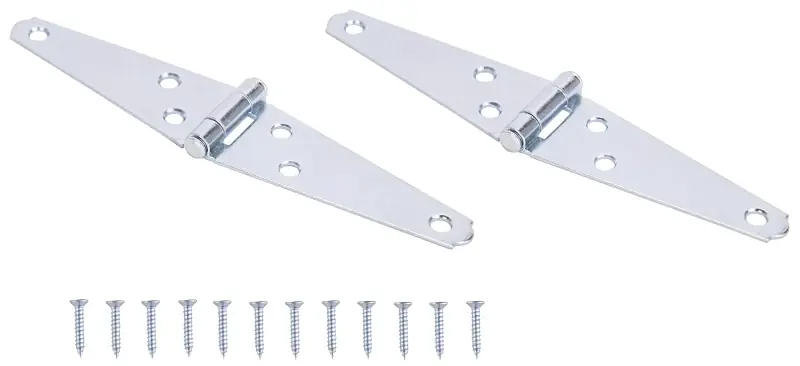 Shop Now ProSource LSH-Z03-C2PS Strap Hinge, 1.4 mm Thick Leaf, Steel, 180 Range of Motion