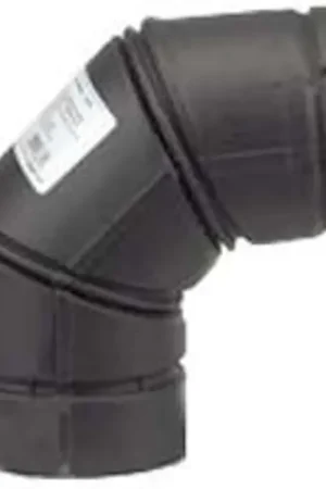 Selkirk PELLET PIPE 243231B/24230B Stove Pipe Elbow, 90 deg Angle, 3 in, Stainless Steel, Black Best Price