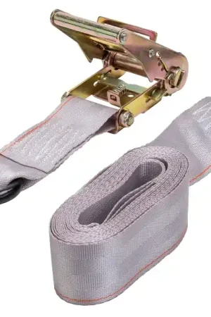 Get Yours Keeper 89517-10 Tie-Down, 2 in W, 14 ft L, Gray, 500 lb, S-Hook End Fitting, Pack of 6