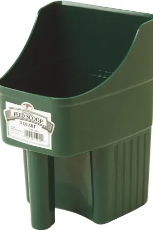 Cheap Little Giant 150422 Feed Scoop, 3 qt Capacity, Polypropylene, Green, 6-1/4 in L