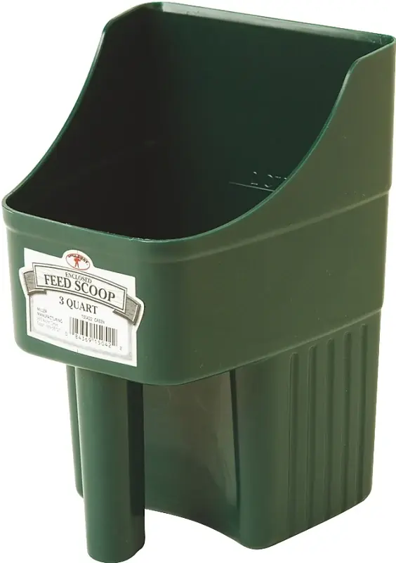 Cheap Little Giant 150422 Feed Scoop, 3 qt Capacity, Polypropylene, Green, 6-1/4 in L