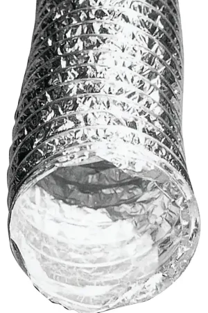 Get Yours Builder's Best 110244 Foil Duct, 50 ft L, Class 1 Pressure Class, Aluminum/Polyester