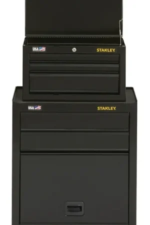 Best Price STANLEY STST22656BK Tool Chest and Cabinet, 10,227 cu-in, 26-1/2 in OAW, 43-1/2 in OAH, 14 in OAD, Steel, Black