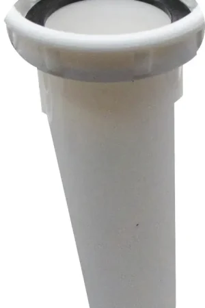 Plumb Pak PP15-6W Sink Strainer Tailpiece, 1-1/2 in, 6 in L, Slip-Joint, Plastic, White Markdown